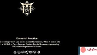 Raiden Shogun cums and gets Creampied and Roughly fucked by Zhongli
