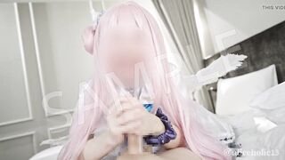 Japanese cosplayer hentai creampie