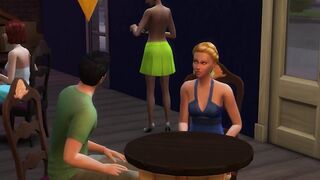 Sex on the First Date at restaurant