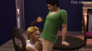 Sex on the First Date at restaurant