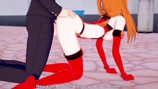 Asuka Doggy | Neon Genesis Evangelion Hentai Parody