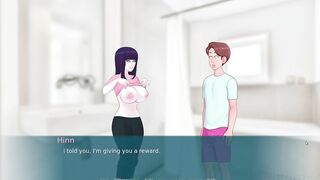 SexNote | My girlfriend's girlfriend peeks through the open door