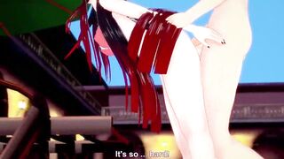 Nezuko Kamado in the pool side | kimetsu no yaiba