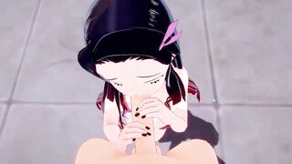 Nezuko Kamado in the pool side | kimetsu no yaiba