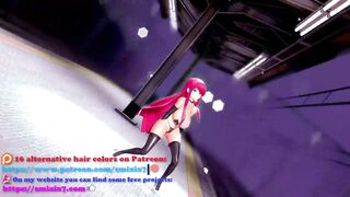 Code Geass CC Undress Dancing Hentai Lupin Song Big Boobs MMD 3D White Hair Color Edit Smixix