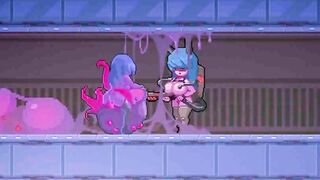 Zetria [PornPlay Hentai sex game] Laboratory with furry monsters part 3