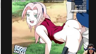 Sasuke se coge el culo de sakura!
