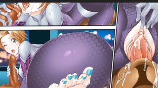 Adult Gwen Stacy's Amazing Footjob Parody Cartoon Comics, Spiderman Porn Comics