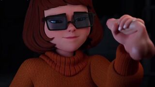 Velma Blowjob Huge Ghosts Cock Until Creampie
