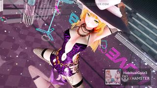 sexy bitch ahegao babe Erotic crouching dance sexy Marisa Kirisame Touhou mmd r18 3d hentai public show