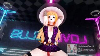 sexy bitch ahegao babe Erotic crouching dance sexy Marisa Kirisame Touhou mmd r18 3d hentai public show