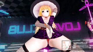sexy bitch ahegao babe Erotic crouching dance sexy Marisa Kirisame Touhou mmd r18 3d hentai public show