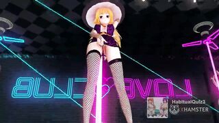 sexy bitch ahegao babe Erotic crouching dance sexy Marisa Kirisame Touhou mmd r18 3d hentai public show