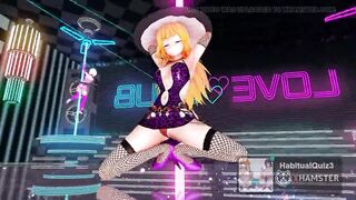 sexy bitch ahegao babe Erotic crouching dance sexy Marisa Kirisame Touhou mmd r18 3d hentai public show