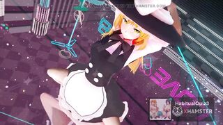 mmd r18 Marisa de erotic crouching dance sex cum lover 3d hentai public event