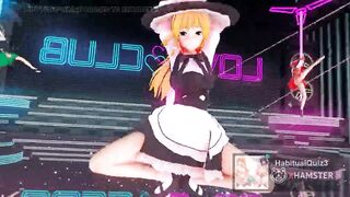 mmd r18 Marisa de erotic crouching dance sex cum lover 3d hentai public event