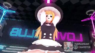 mmd r18 Marisa de erotic crouching dance sex cum lover 3d hentai public event