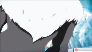 Elsa Big Insertion with Monster Until Cum
