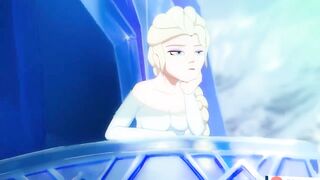 Elsa Big Insertion with Monster Until Cum