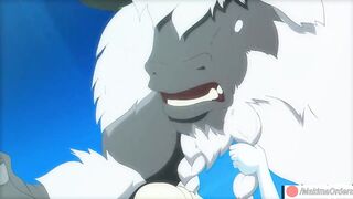 Elsa Big Insertion with Monster Until Cum