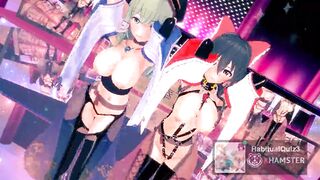 mmd r18 Touhou Project Series Hai Phut Hon In Sexy Erotic Reimu Hakurei And Sanae Ko sexy babe anal 3d hentai