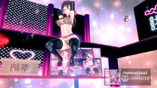 Touhou Project Series Hai Phut Hon In Sexy Bdsm Reimu Hakurei And Sanae Kochiya mmd r18 3d hentai fuck