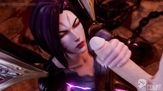 League of Legends - KDA Kai'sa Serving Cocks For Multiple Cumshots & Creampies Part 1 (Animation with Sound)