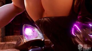 League of Legends - KDA Kai'sa Serving Cocks For Multiple Cumshots & Creampies Part 1 (Animation with Sound)