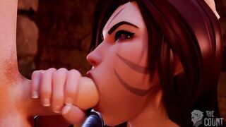League of Legends - KDA Kai'sa Serving Cocks For Multiple Cumshots & Creampies Part 1 (Animation with Sound)