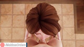 Aunt Cass Hard Fucked with Huge Cock Until Creampie