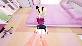 Bunny Girl Senpai: Nodoka Toyohama cums from anal