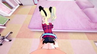 Bunny Girl Senpai: Nodoka Toyohama cums from anal