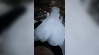 Snowgirl Wants My HOT Cum in Her Cold Tight Pussy!