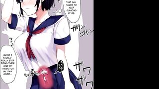 【Lewd Comic/Doujin Dub】 "Anime Girl Has Some 'Buggy' Fun~"【Art: Fantia & Wasabizuke】