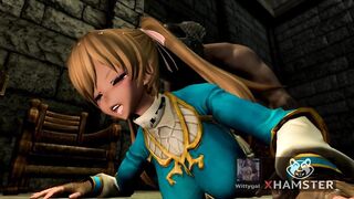 Himechan cheating Wife Milf at the bar public 3d hentai cosplay roleplay