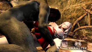 Sexy Lewd Babe Sex At Work Dad Toy 3D Hentai
