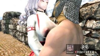 Sexy Lewd Babe Sex At Work Dad Toy 3D Hentai