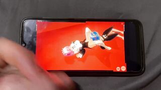 Ram & Rem Re Zero lesbian cum tribute