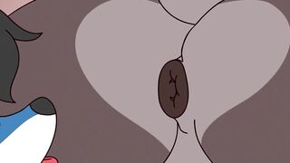 Lucky Wolf fucking futa deer Zara