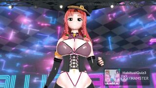 mmd r18 Love & Joy in latex suit 3d hentai captain sex officer 3d hentai