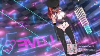 mmd r18 Love & Joy in latex suit 3d hentai captain sex officer 3d hentai
