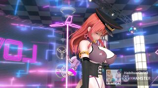 mmd r18 Love & Joy in latex suit 3d hentai captain sex officer 3d hentai