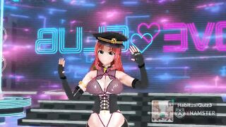 mmd r18 Love & Joy in latex suit 3d hentai captain sex officer 3d hentai
