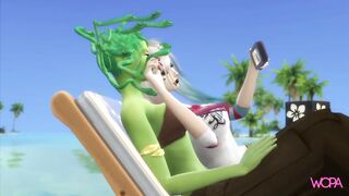 [TRAILER] HARLEY QUINN & MEDUSA having sex at the beach house