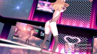mmd r18 Look at Bitch Suwako-sama sexy bitch leopard suit 3d hentai lewd public