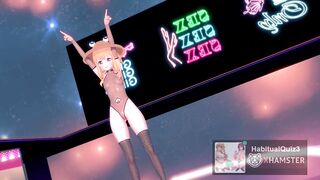 mmd r18 Look at Bitch Suwako-sama sexy bitch leopard suit 3d hentai lewd public