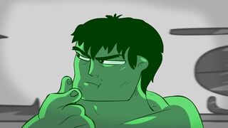 BLACK WIDOW X HULK! Marvel Hentai