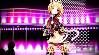 Gohoushi Djeeta-chan and princess fuck hard 3d hentai sex machine mmd r18 cum