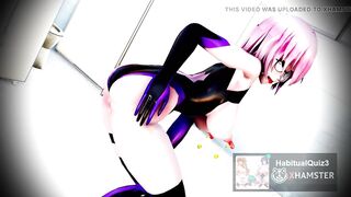 mmd r18 Mash Kyrielight sex appeal high erotic babe 3d hentai lewd show public
