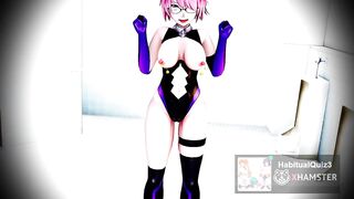 mmd r18 Mash Kyrielight sex appeal high erotic babe 3d hentai lewd show public